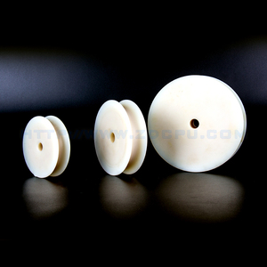 Nhà Máy Giá Rẻ Giá <span class=keywords><strong>Nylon</strong></span> Nhựa V Rãnh Nhỏ Màu Đỏ Dây Ròng Rọc Bánh Xe - Product Image 6