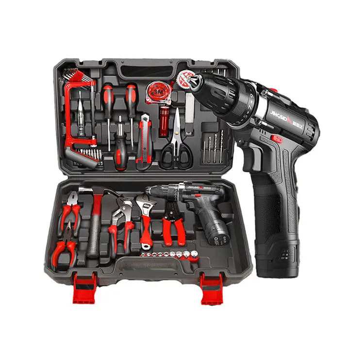 118 Piece Craftman Home Tools Set 12V Drill Machine Set Hand Tools