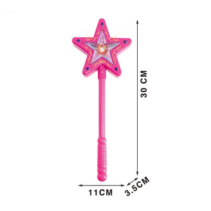 Cô Gái ngôi sao phát sáng gậy ngôi sao Cây Đũa Thần LED chiếu sáng âm nhạc Đồ chơi Cây Đũa Thần - Product Image 4