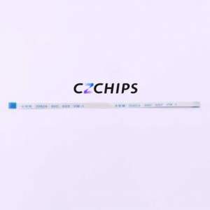 FFC-0.5-6P-100mm-B FFC Cable (Flexible Flat Cable) P=0.5mm Connector 6P 0.5mm 0.3mm Reverse - Product Image 1