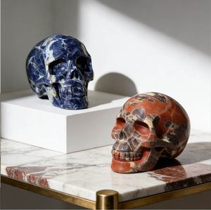 ขายส่งคริสตัลโฮลา หัวกะโหลกสไตล์โบฮีเมียนคุณภาพสูง ขัดเงา หลายวัสดุ ขนาด 5 ซม. แฟชั่นทันสมัย ของตกแต่งบ้านสุดพิเศษ สำหรับวันหยุด - Product Image 2