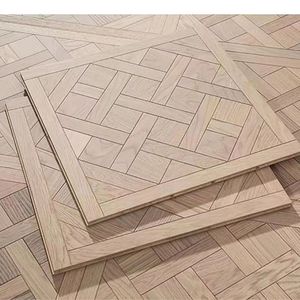 Parquet en bois flottant multicouche en noyer de haute qualité, style <span class=keywords><strong>Versailles</strong></span>, pour intérieur, idéal pour villas modernes, système de pose à clipser - Product Image 2