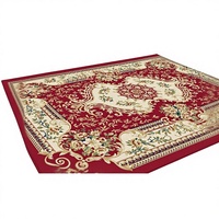 Tapis épais en velours de cristal fait main, style classique persan vintage européen, pour salon, canapé et table basse