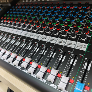 AMS-12 Chuyên Nghiệp 12-Kênh Âm Thanh Giao Diện Điều Khiển Mixer Kim Loại DJ Điều Khiển Với 48V Phantom Điện MP3/Bt/Hiệu Ứng USB - Product Image 6