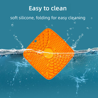 Bols à alimentation lente BunnyHi GP013, moule personnalisé en silicone, tapis à lécher pour chien, bol à alimentation lente en forme de fleur, qualité alimentaire