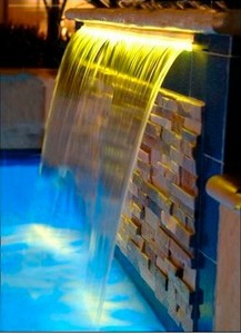 12 "stagno cascate in acrilico a parete giardino <span class=keywords><strong>piscina</strong></span> acqua caduta - Product Image 6
