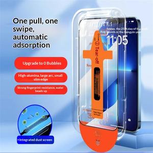 Protector de Pantalla de Privacidad 360°, Fácil de Instalar, Cristal Templado Transparente, Kit de Instalación con Aplicador para iPhone 16, 15 <span class=keywords><strong>Pro</strong></span> <span class=keywords><strong>Max</strong></span>, <span class=keywords><strong>14</strong></span> Plus, 13, 12 - Product Image 6