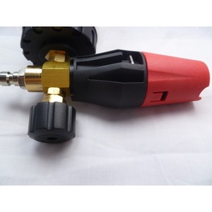 High Pressure Car Washer Foam Bottle <b>Cleaner</b> Large Mouth Metal <b>Spray</b> Gun Head Set Manual Operation White Color - Product Image 3