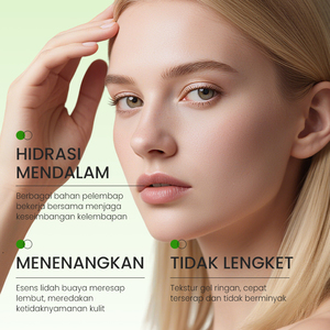 KORMESIC Gel Visage Hydratant Apaisant Non Collant à l'Aloe Vera, Certifié Bpom, 120g, Éclaircissant, Raffermissant, Anti-Rides, Vente en Gros - Product Image 2