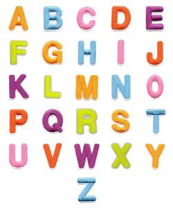 Parche Bordado Termoadhesivo de 2.8*3.4cm, Mini Letras y Números Coloridos - Product Image 2