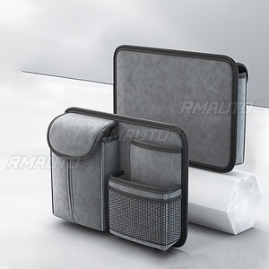 Car Storage Bag Auto Interior <b>Seat</b> Back Organizer Multi-functional Tissue Holder Pocket Stowing Tidying <b>Hanging</b> Bag - Product Image 3