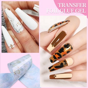 BORN PRETTY 10ml Colle pour feuilles de transfert d'ongles transparente, super forte, haute adhérence, gel de transfert UV LED pour autocollants d'ongles - Product Image 4