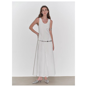 Robe-veste simple et élégante à col en U, coupe ajustée, style A-Line, texture fine, inspirée du lac de Bled - Product Image 4