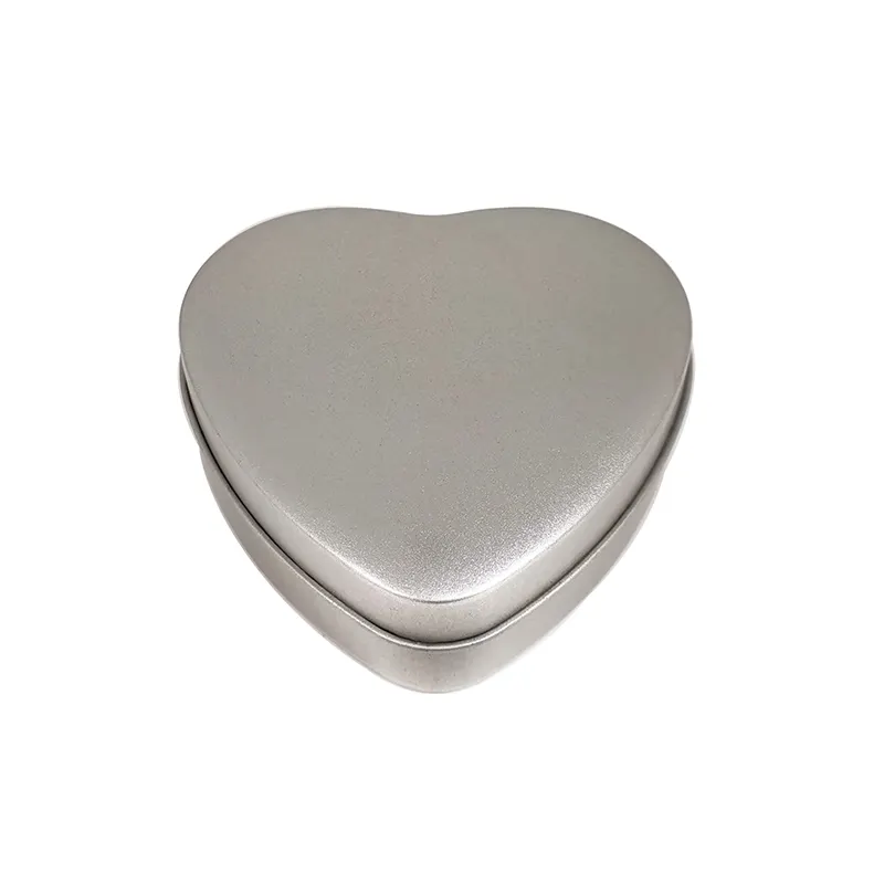 Caja de lata con impresión personalizada en forma de corazón, contenedor de lata para dulces, galletas, Chocolate, regalo, embalaje de Metal