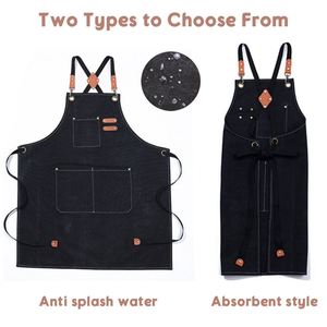 Tablier de Chef Personnalisé pour Adulte en Toile 100% Coton Imperméable avec Logo Personnalisé – Tablier de Cuisine, Outil de Travail, Fleuriste, Jardin, Tablier Élégant - Product Image 4