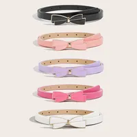 Ceinture de mode pour femme en cuir verni rétro avec bouton-pression en alliage, chaîne dorée colorée fine, style chic pour jeans, robes et soirées, tendance pour jeunes filles
