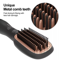 Sèche-cheveux multifonctionnel réglable de haute qualité, brosse lissante en céramique à air chaud 1200W, puissant séchoir à cheveux électrique