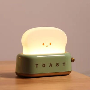A New Rechargeable and Cute LED <b>Night</b> <b>Light</b> in the Shape of a Toaster for Children's Bedrooms - Product Image 6