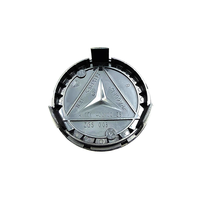 Cache-moyeu de roue de voiture 75 mm (3 pieds) avec emblème Mercedes AMG GLK GLE GLC W203 W206 W220 W205 W211 W212 201