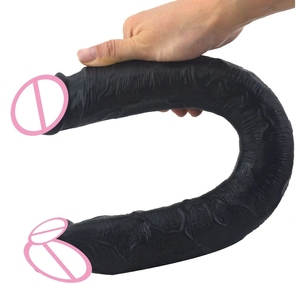 FAAK77-emulación de piel de doble cabeza para adultos, mascarilla para masturbación de interés, tapón anal largo y voluminoso, 46cm - Product Image 4