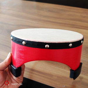 Wholesale 6 Inch 15 cm Wooden Hand Held <b>Drum</b> Percussion Instrument Musical <b>Drums</b> Early Educational Rhythm <b>Drum</b> for Children - Product Image 4