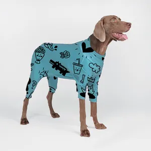 Joymay Customized Cats Extra Large Dog Silk Pajama Pet Owner And Pet Matching Apparel Dogs And Owner Matching Pajamas