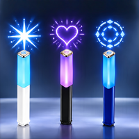 Bâton lumineux de projection personnalisé, baguette LED rétractable avec logo personnalisé pour concert, festival de musique, rave party