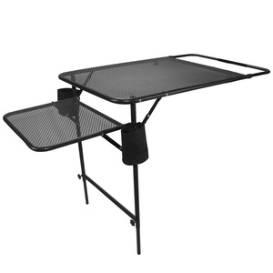Table de travail réglable en acier pour camping et extérieur, montée sur pneu de véhicule, pour camion et SUV - Product Image 2