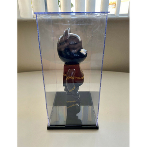 กล่องโชว์ฟิกเกอร์ของเล่นจากโรงงานโดยตรง กล่องใส่ <span class=keywords><strong>Bearbrick</strong></span> พร้อมฐาน กล่องอะคริลิคสำหรับโชว์ - Product Image 3
