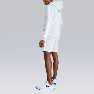 Conjunto de ropa deportiva para hombre, set doble de algodón liso, OEM, venta al por mayor - Product Image 5