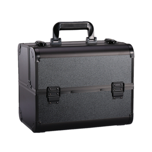 Hộp Đựng Đồ Trang Điểm Bằng Nhôm Màu Hồng Mới 2013 Với Đèn Đôi Thời Trang Chất Lượng Cao Hộp Đựng Mỹ Phẩm Vanity Train - Product Image 3