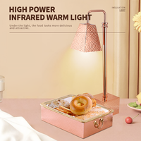 WINNERS-Lampe chauffante indépendante pour comptoir de mariage, buffet, lumière chaude, infrarouge, 275W, pour les fêtes