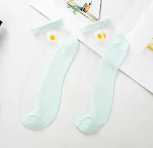 Женские летние прозрачные тонкие кружевные эластичные носки, прозрачные шелковые прозрачные короткие чулки со стеклом, носки, 2022