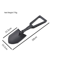 Offre Spéciale haute qualité Portable robuste en plein air pliant Camping pelle multifonctionnel survie pelle polyvalent