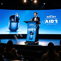 Layar Podium Digital Warna Penuh Portabel untuk Dalam Ruangan, Meja Presentasi Sekolah atau Konferensi, Dudukan Beroda Mobile