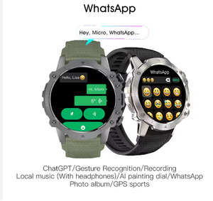 นาฬิกาอัจฉริยะ DF M11 RUN8 ChatGPS หน้าปัดกลม AMOLED รุ่นใหม่ พร้อม AI - Product Image 1