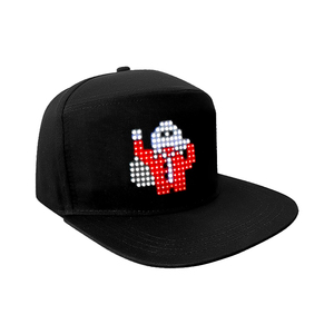 Berretto da <span class=keywords><strong>Baseball</strong></span> con luce a LED cappello controllato da App per telefono cappello programmabile Gorra LED Face <span class=keywords><strong>Cap</strong></span> Glow Rave Hat berretto da <span class=keywords><strong>Baseball</strong></span> con cappello a LED illuminato - Product Image 2