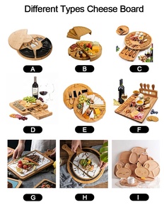 Planche à <span class=keywords><strong>Charcuterie</strong></span> <span class=keywords><strong>et</strong></span> <span class=keywords><strong>Plateau</strong></span> à <span class=keywords><strong>Fromage</strong></span> en Bois de Bambou avec Couverts, Prix Usine Personnalisé pour la Vente en Gros - Product Image 4