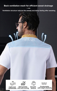 Veste de Chef Homme de Haute Qualité pour Cuisine Professionnelle, Restaurant, Cantine, Pâtisserie, avec Logo OEM - Product Image 3