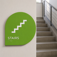 Panneau personnalisé pour maison, panneau de porte sur mesure, panneau d'escalier, panneau de direction pour bureau, panneau de signalisation directionnelle, panneau en braille, panneau directionnel personnalisé