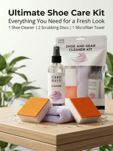 Kit de nettoyage pour chaussures et équipements OEM, mousse nettoyante pour baskets, spray d'entretien pour chaussures blanches, nettoie le <span class=keywords><strong>cuir</strong></span>, le daim, le nubuck et le toile. - Product Image 4