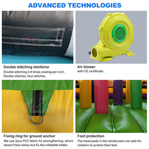 Sayok Grande aire de jeux <span class=keywords><strong>gonflable</strong></span> Bouncy Castle Dino World Maison <span class=keywords><strong>gonflable</strong></span> de rebond de dinosaure pour la location - Product Image 5