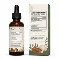 Liposomal Champignon Complexe Gouttes Liquides Mélange De Champignons Extrait Boisson Lions Crinière Reishi Boisson Aux Champignons