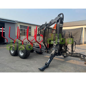 ייעור משק מכונות ציוד הידראולי טרקטור הידראולי 6.5 מ 'עץ עץ מקרן עם מנוף הרחבה 10 טון קרן הרחבה - Product Image 2