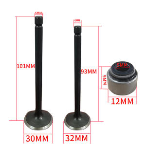 Motorcycle Valve Seal Suitable for YFM660 Valve <b>Kit</b> 660, YFM660F 4X4, Model Years 2002-2008 Motorcycle Cnc Parts - Product Image 3