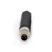 Connecteur plastique étanche 3, 4, 5, 6 broches IP67 IP68 M8 Code A B Assemblage Connecteur circulaire mâle