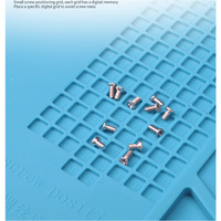 Alfombrilla de Silicona Resistente a Altas Temperaturas, Magnética, Aislante del Calor, para Reparación de Teléfonos Móviles, Computadoras y Circuitos Integrados