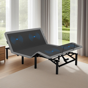 [US-Lager] Elektrisch Verstellbares Queen-Bettgestell mit Massagefunktion Einfache Montage Schneller Versand aus den USA Mindestbestellmenge 1 Einheit - Product Image 1