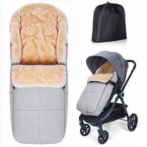 Gigoteuse universelle en fausse laine pour bébé, accessoires pour temps froid, couvre-pieds pour poussette - Product Image 1
