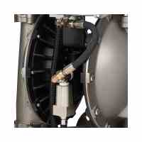 Pompe à diaphragme pneumatique haute pression en acier inoxydable BSK de 3 pouces, résistante aux acides, à la corrosion et aux fluides stériles pour les applications chimiques